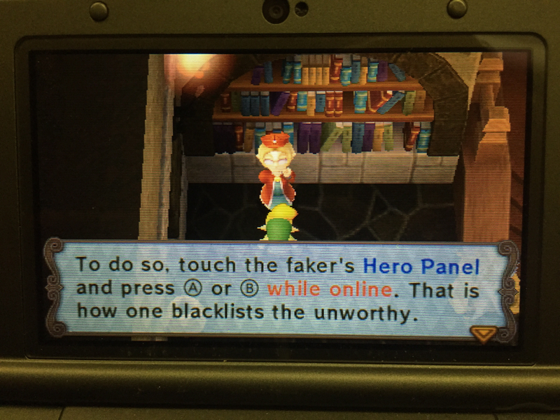 Illustration for article titled Zelda: Tri Force Heroes Lets You 'Blacklist' Internet Jerks